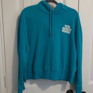 The North Face Women's Cropped Logo Teal Haze Pullover Hoodie - Woman's Size XL